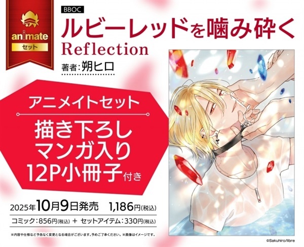 【日文】ルビーレッドを噛み砕く Reflection アニメイトセット