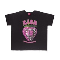 【LiSA】15 T-shirt(BLACK)