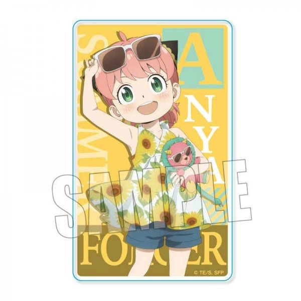 【SPY×FAMILY】壓克力卡片 アーニャ・フォージャー(夏ver.)