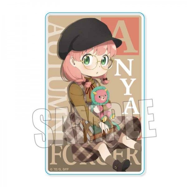【SPY×FAMILY】壓克力卡片 アーニャ・フォージャー(秋ver.)