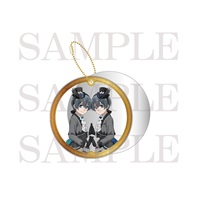 【黑執事 綠之魔女篇】圓形鏡子吊飾 シエル・ファントムハイヴ＆もう一人のシエル・ファントムハイヴ（深層心理世界）