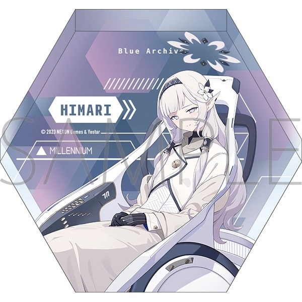 【蔚藍檔案】六角壓克力板 ヒマリ