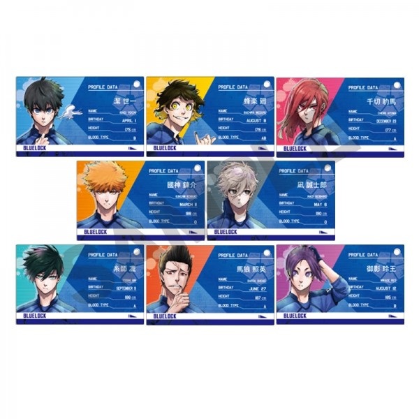 【BLUE LOCK 藍色監獄】檔案卡片吊飾 ユニフォームナンバー
