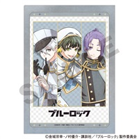 【BLUE LOCK 藍色監獄】シングルクリアファイル　ホワイト　チェス　ニュアンスカラー
