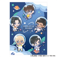 【名偵探柯南】資料夾 ネイビー　ぷちコスモ