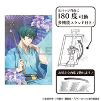 【藍色監獄】藝術風金屬胸章（五月雨・柔和色系）／糸師凛