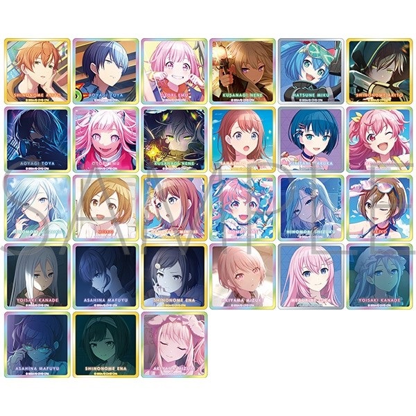 【世界計畫 繽紛舞台！ feat.初音未來】方形貼紙 vol.25