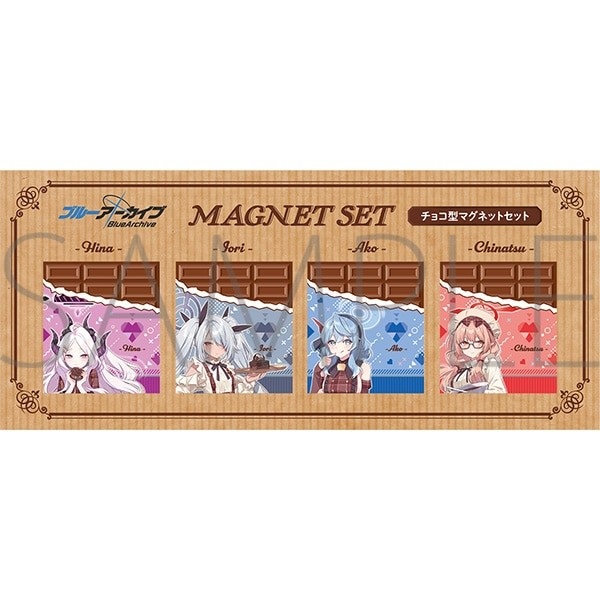 【蔚藍檔案】POP UP SHOP in アトレ秋葉原 2024　巧克力造型磁鐵組　風紀委員会