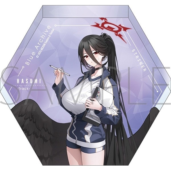 【蔚藍檔案】壓克力杯墊/ハスミ(体操服)