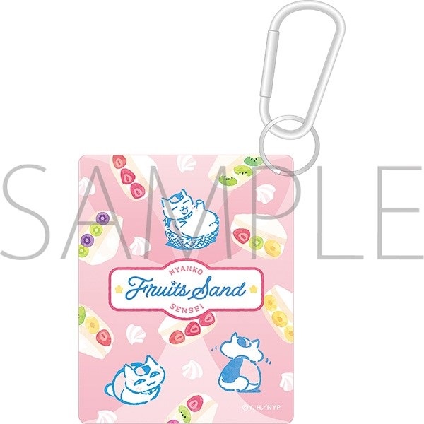 【夏目友人帳】貓咪老師 票卡夾 水果三明治圖樣