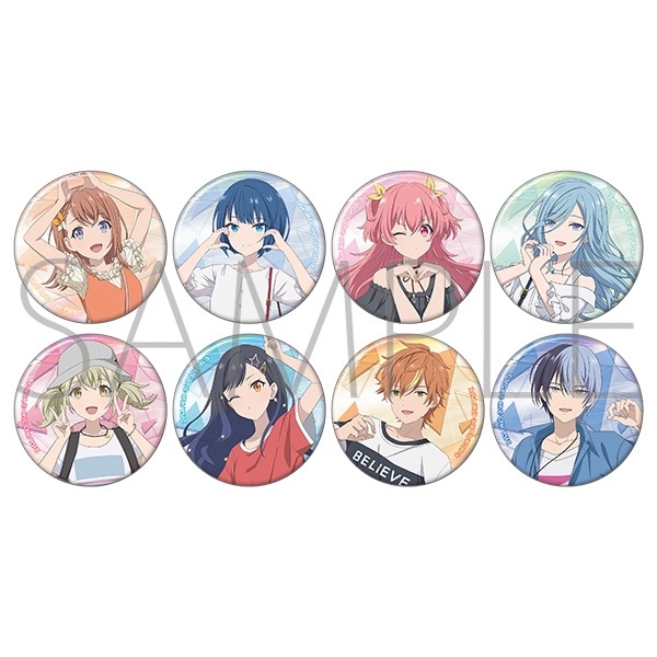 【世界計畫 繽紛舞台！ feat.初音未來】 胸章 B8◆ｷｬﾗﾊﾞｯｼﾞｺﾚｸｼｮﾝ・劇場版/B