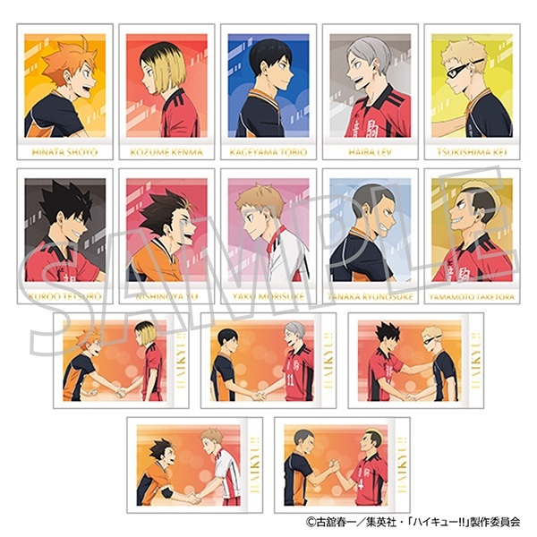 【排球少年】 寫真卡片(隨機) B8◆ぱしゃこれ・アニメ版／PREMIUM　vol.2