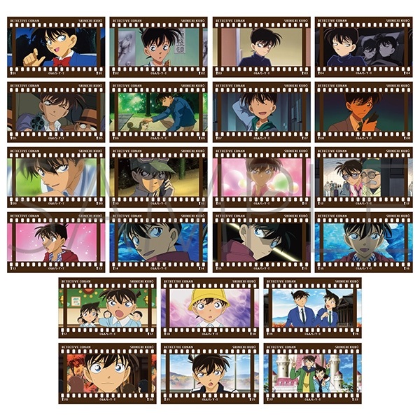 【名偵探柯南】底片風卡片收集(隨機) B10◆ﾌｨﾙﾑ風ｺﾚｸｼｮﾝ･ｱﾆﾒ版/工藤新一