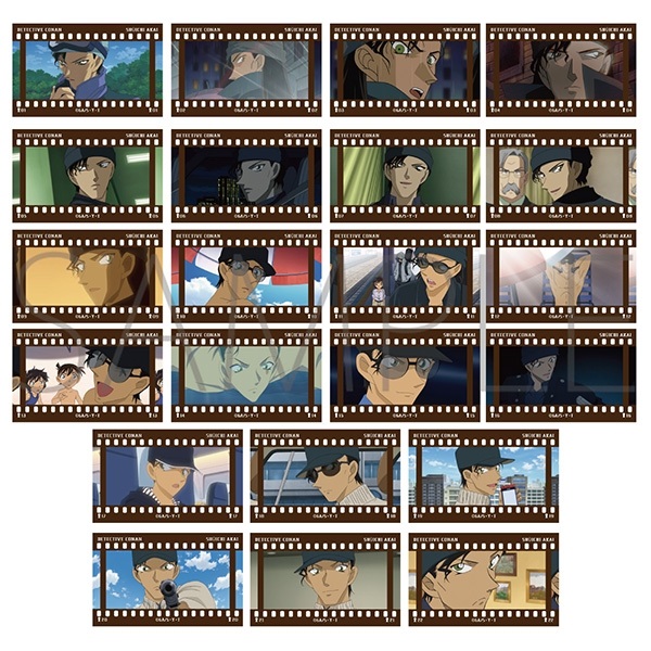 【名偵探柯南】底片風卡片收集(隨機) B10◆ﾌｨﾙﾑ風ｺﾚｸｼｮﾝ･ｱﾆﾒ版/赤井秀一