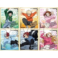 【我的英雄學院】mini色紙(隨機) B6◆ミニ色紙コレクション・劇場版ﾕｱ