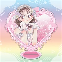 【現在的是哪一個多聞!?】心型壓克力立牌 OS限定→原作柄･ﾊｰﾄ型ｱｸﾘﾙｽﾀﾝﾄﾞ/木下うたげ