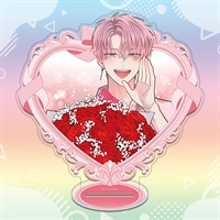【現在的是哪一個多聞!?】心型壓克力立牌 OS限定→原作柄･ﾊｰﾄ型ｱｸﾘﾙｽﾀﾝﾄﾞ/福原多聞