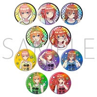 【五等分的新娘】胸章(隨機) B10◆ｷｬﾗﾊﾞｯｼﾞｺﾚｸｼｮﾝ･ｱﾆﾒ版*