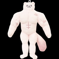 【新世界狂歡】肌肉托帕毛絨鑰匙圈