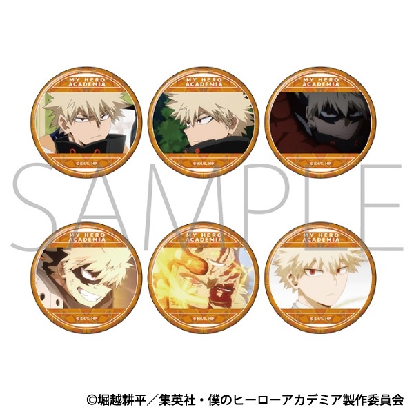 【我的英雄學院】胸章(隨機) Ｂ6◆爆豪 勝己がいっぱいｷｬﾗﾊﾞｯｼﾞCL･ｱﾆﾒ版