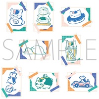 【夏目友人帳】貼紙(隨機) B8◆ﾆｬﾝｺ先生ぺたｺﾚｸｼｮﾝ･ｱﾆﾒ版