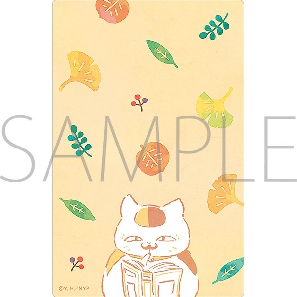 【夏目友人帳】塑膠書籤 ｱﾆﾒ版･ﾆｬﾝｺ先生ｸﾘｱﾌﾞｯｸﾏｰｶｰ/読書