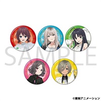 【少女樂團 吶喊吧】角色徽章收藏系列(隨機) B5◆キャラバッジコレクション・アニメ版