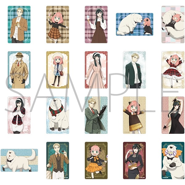 【SPY×FAMILY】塑膠卡片(隨機) B10◆ﾄﾚｰﾃﾞｨﾝｸﾞｸﾘｱｶｰﾄﾞ･ｱﾆﾒ版/全20種