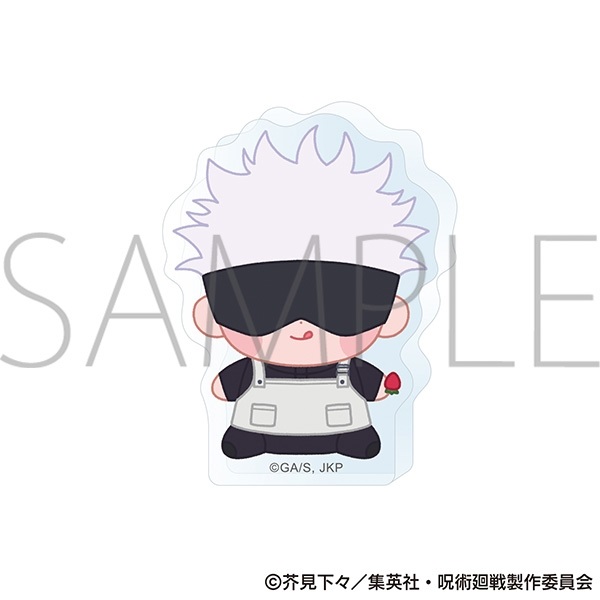 【咒術迴戰】迷你壓克力磚 Σｱﾆﾒ2期･ﾐﾆｱｸﾘﾙﾌﾞﾛｯｸ/五条悟~調理実習Ver