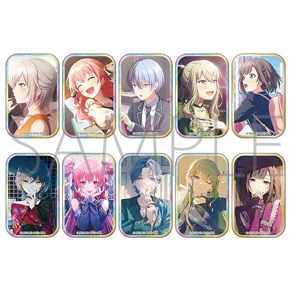 【世界計畫 繽紛舞台！ feat.初音未來】胸章(隨機) B8◆ｽｸｴｱﾊﾞｯｼﾞｺﾚｸｼｮﾝ･原作版/vol.51A