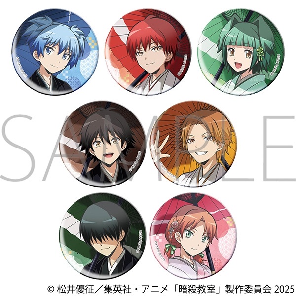 【暗殺教室】 徽章(隨機) B7◆キャラバッジコレクション・アニメ版