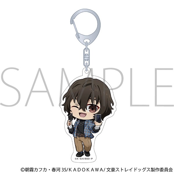 【文豪ストレイドッグス】壓克力鑰匙圈 ｱﾆﾒ版･ｱｸﾘﾙｷｰﾎﾙﾀﾞｰ/太宰治