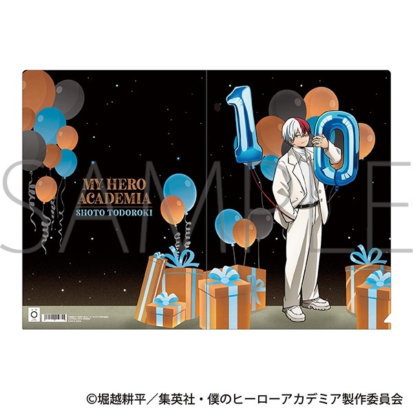 【我的英雄學院】資料夾 ｱﾆﾒ版･ｸﾘｱﾌｧｲﾙ／轟 焦凍 10周年ｽﾀｰﾄﾀﾞｯｼｭ