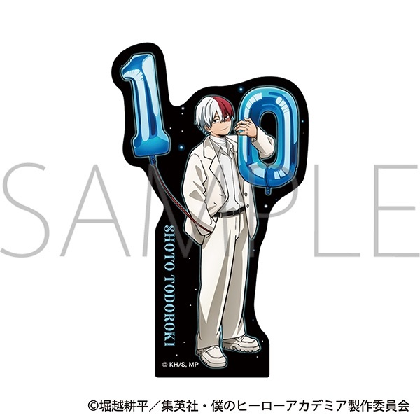 【我的英雄學院】貼紙  ｱﾆﾒ版･ｽﾃｯｶｰ/轟 焦凍 10周年ｽﾀｰﾄﾀﾞｯｼｭ