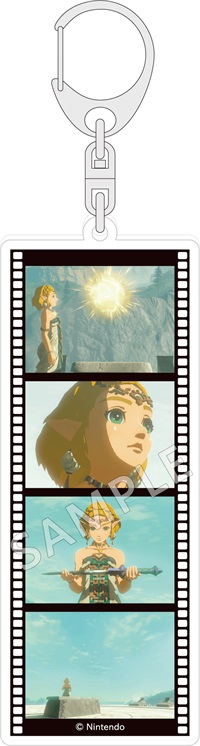 【薩爾達傳說】王國之淚 回憶底片風格壓克力鑰匙圈／穿越時間的大師之劍