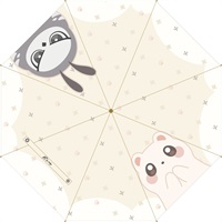 【新世界狂歡】~相遇的軌跡~小動物摺疊傘