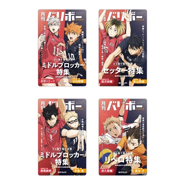 【排球少年】 《月刊排球》系列  B20 第 2 彈 收藏卡片