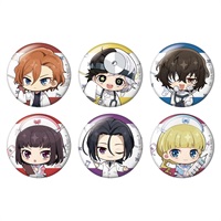 【文豪ストレイドッグス】胸章(隨機) B6◆ﾄﾚｰ~ﾐﾆ缶ﾊﾞｯｼﾞ もりしんりょうじょ(C