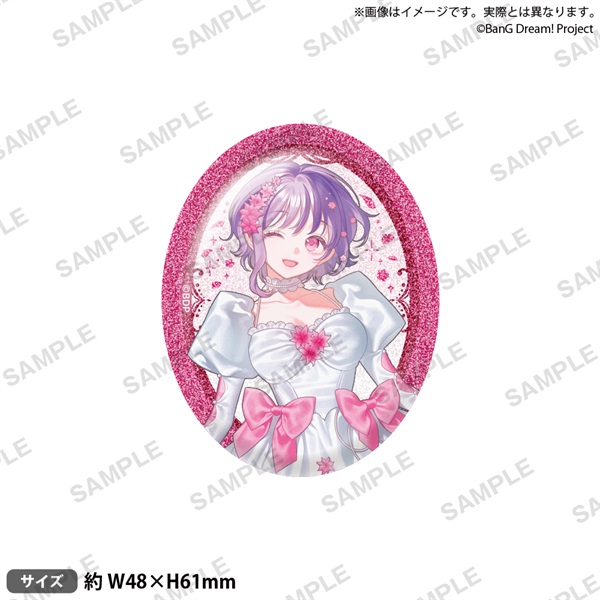 【BanG Dream!】橢圓型胸章 錦花夢 ver. Amoris