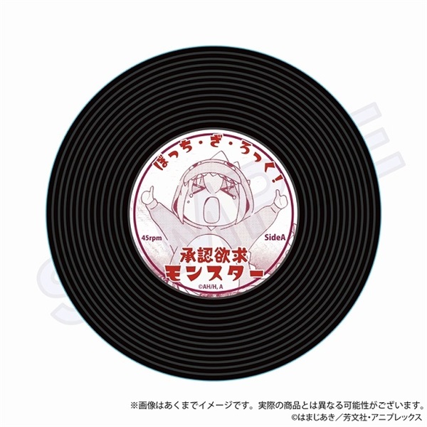 【孤獨搖滾】黑膠唱片風杯墊 ｱﾆﾒ版/ﾚｺｰﾄﾞ風ｺｰｽﾀｰ・承認欲求ﾓﾝｽﾀｰ