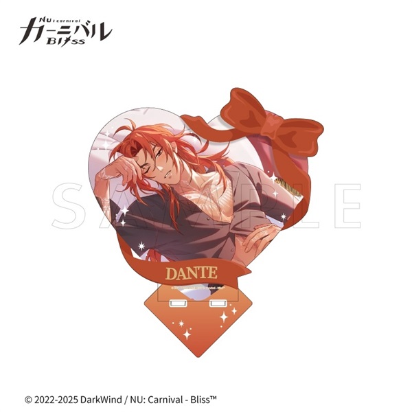 【新世界狂歡】心形壓克力立牌_玖夜 Bliss/×fanfancy+ ﾊｰﾄｱｸﾘﾙｽﾀ~･玖夜