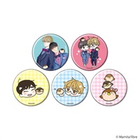 【40歲以前想達成的10件事】胸章(隨機) B5缶バッジ02/ブラインド(全5種)(描き下ろしイラスト)