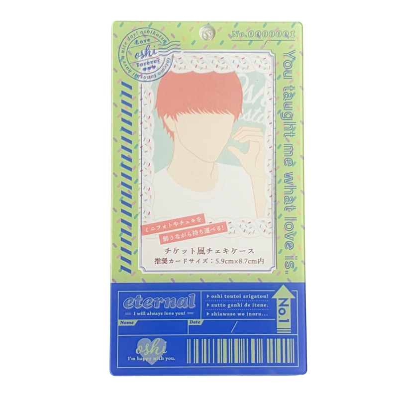 【備品】票券風 拍立得 保護殼 青檸藍莓