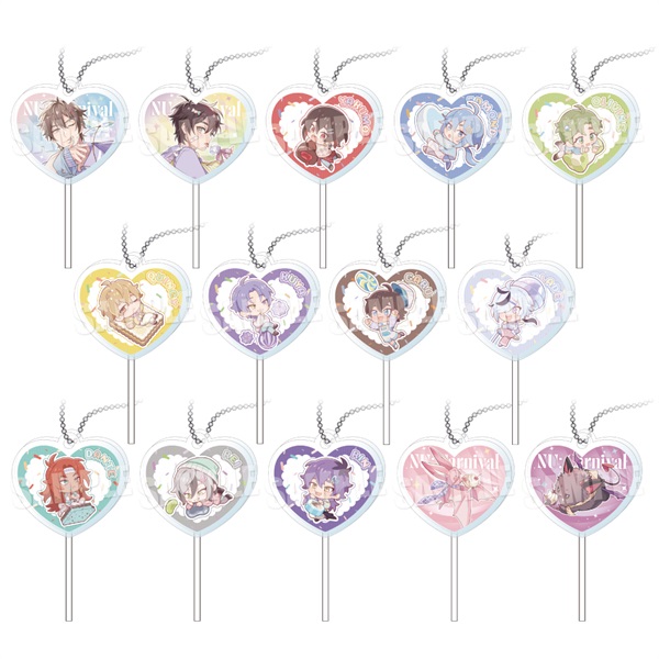 【新世界狂歡】糖果造型壓克力吊飾 (隨機)