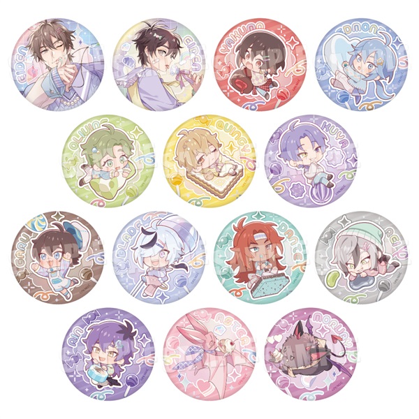 【新世界狂歡】炫彩胸章《糖果ver.》 (隨機)