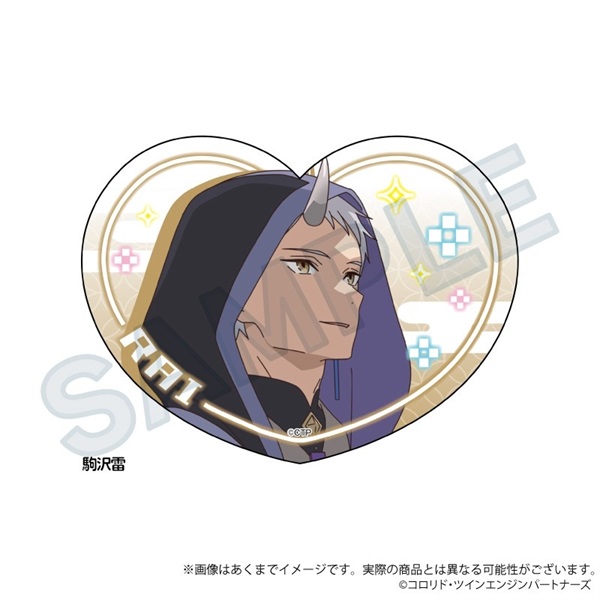 【超時空輝耀姬!】心型壓克力板・駒沢雷