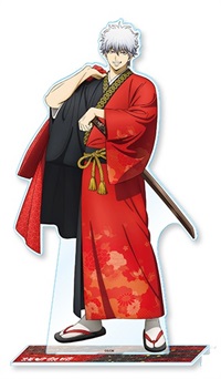 【新劇場版 銀魂 -吉原大炎上-】 Mega壓克力立牌（和装「緋」）坂田銀時