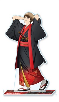 【新劇場版 銀魂 -吉原大炎上-】 Mega壓克力立牌（和装「緋」）沖田總悟