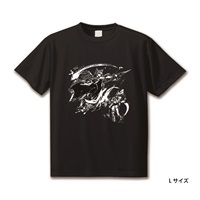 【勝利女神：妮姬】墨繪T恤（L）皇冠&鐘鳴