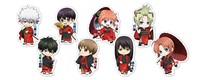 【新劇場版 銀魂 -吉原大炎上-】 貼紙8入組（和装「緋」）Q版